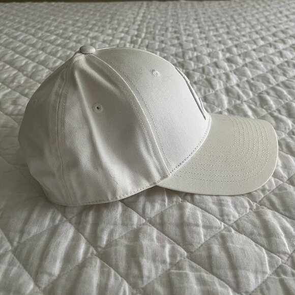 Golden Goose White Cream Adjustable Baseball Hat Cap With Star NWOT - Picture 9 of 16